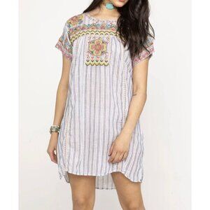 Johnny Was Workshop Tamia Peasant Tunic Dress Size Small